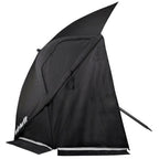 VirtuFit Strandparasol Premium - Windscherm - Strandtent - 200 cm - Zwart