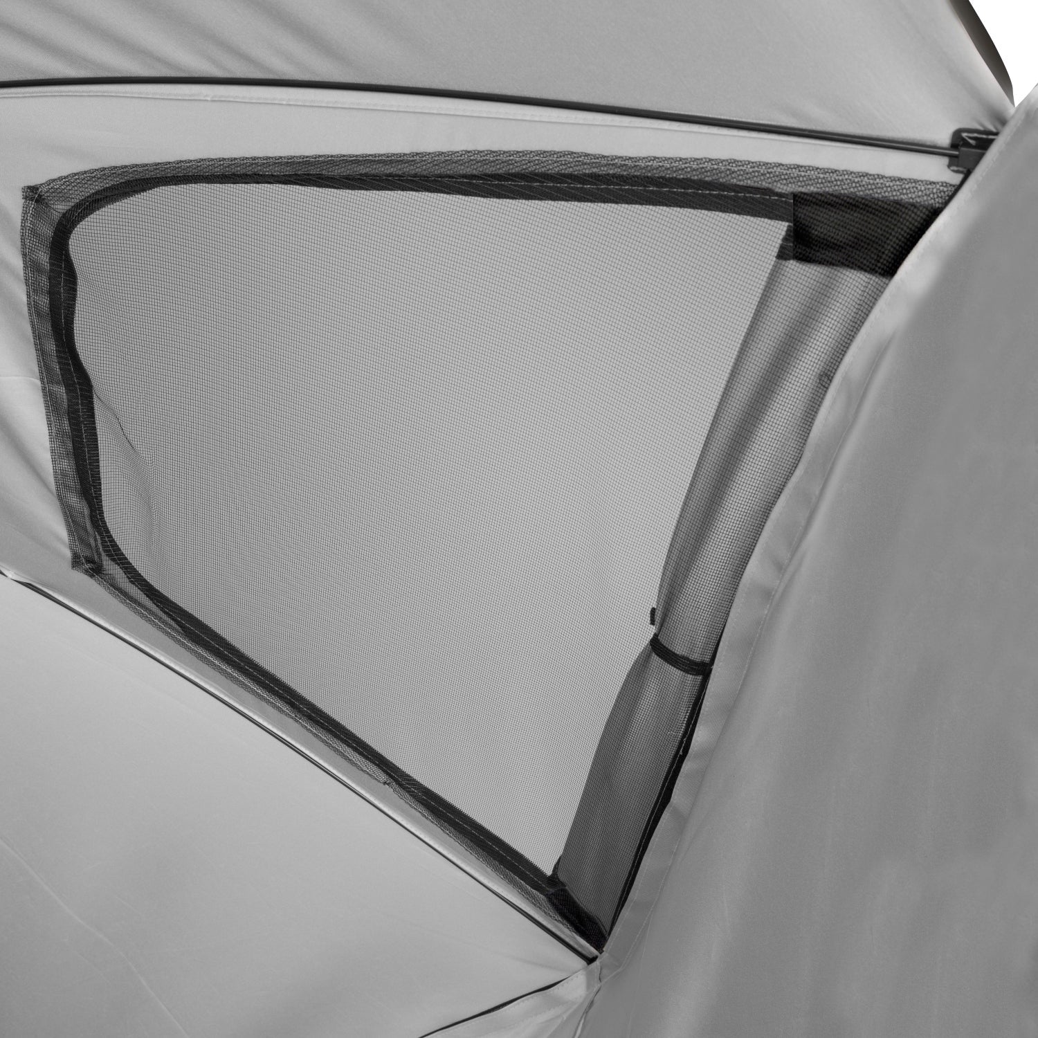 VirtuFit Strandparasol Premium - Windscherm - Strandtent - 200 cm - Zwart