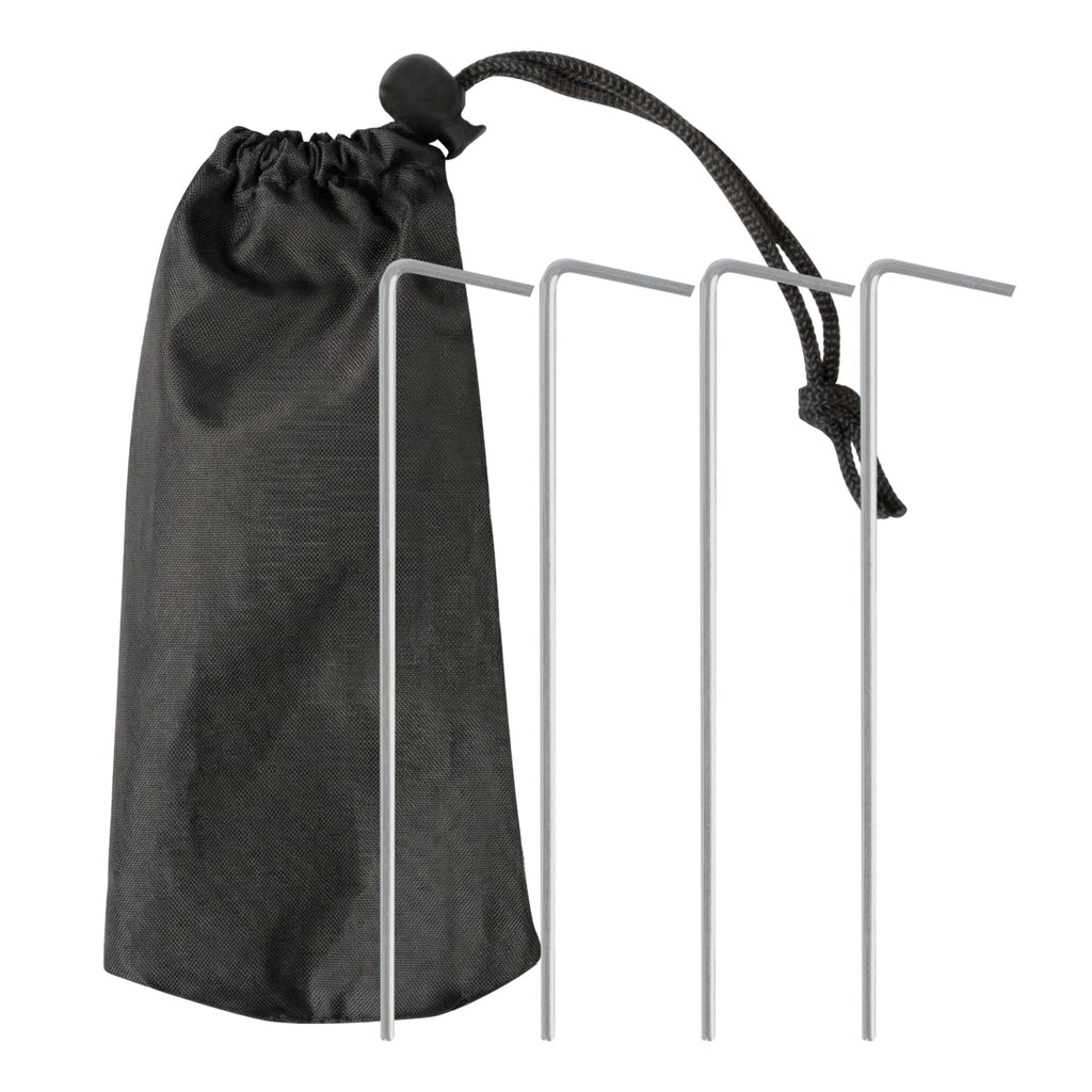 VirtuFit Strandparasol Premium - Windscherm - Strandtent - 200 cm - Zwart
