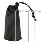 VirtuFit Strandparasol - Windscherm - Strandtent - 160 cm - Zwart