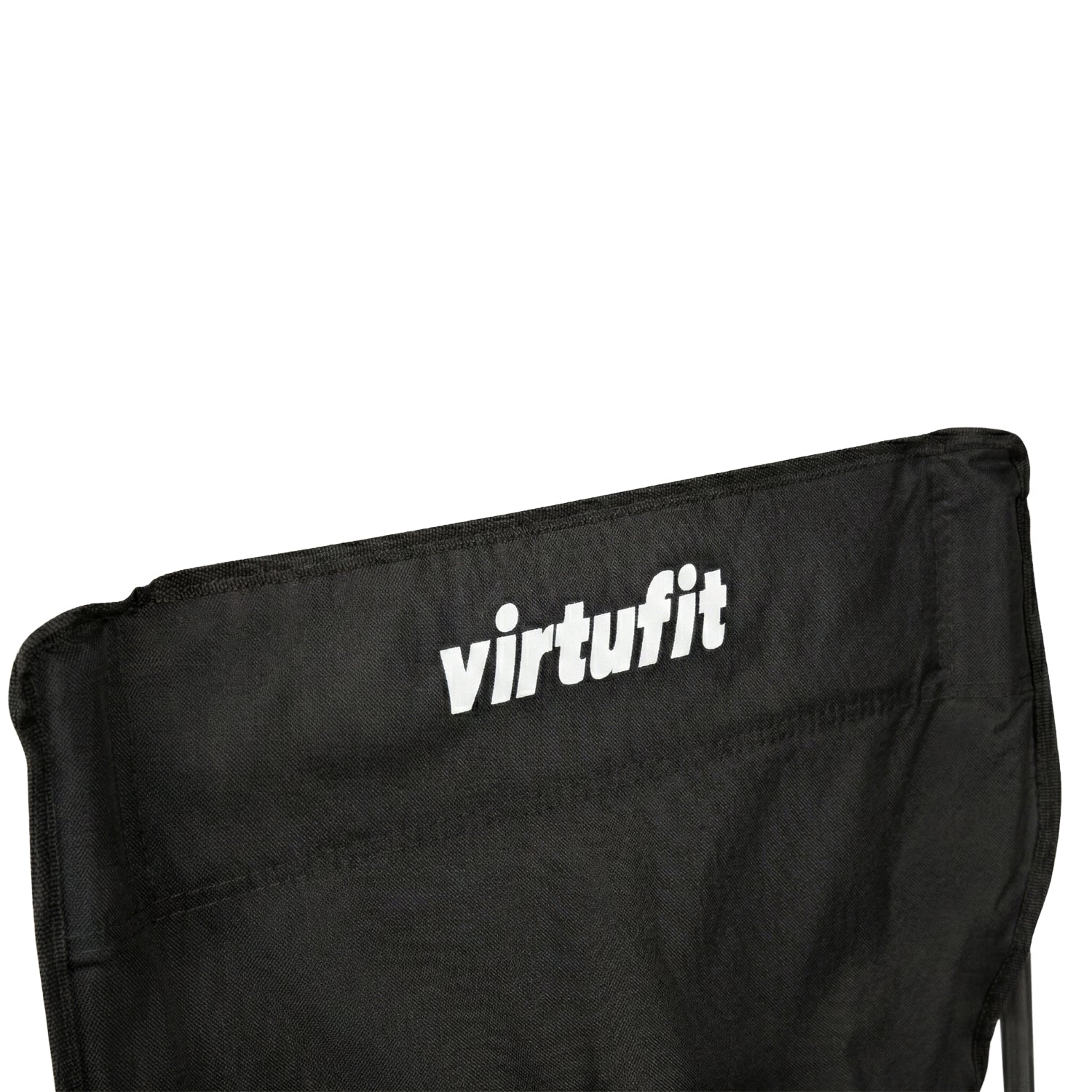 VirtuFit Opvouwbare Camping Stoel - Strandstoel - Zwart