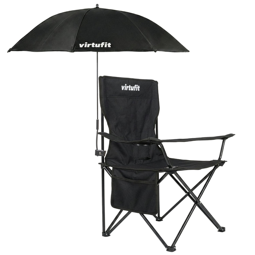 VirtuFit Universele Stoelparasol - Zwart