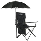 VirtuFit Universele Stoelparasol - Zwart