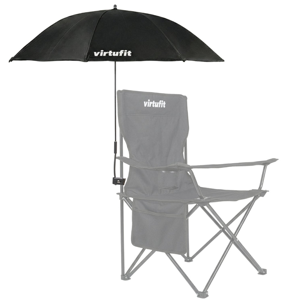 VirtuFit Universele Stoelparasol - Zwart