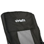 VirtuFit Strandstoel opvouwbaar - Campingstoel - Zwart