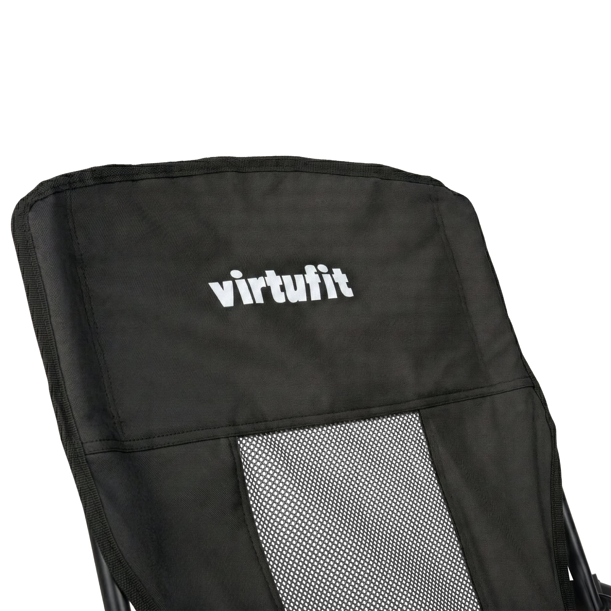VirtuFit Strandstoel opvouwbaar - Campingstoel - Zwart