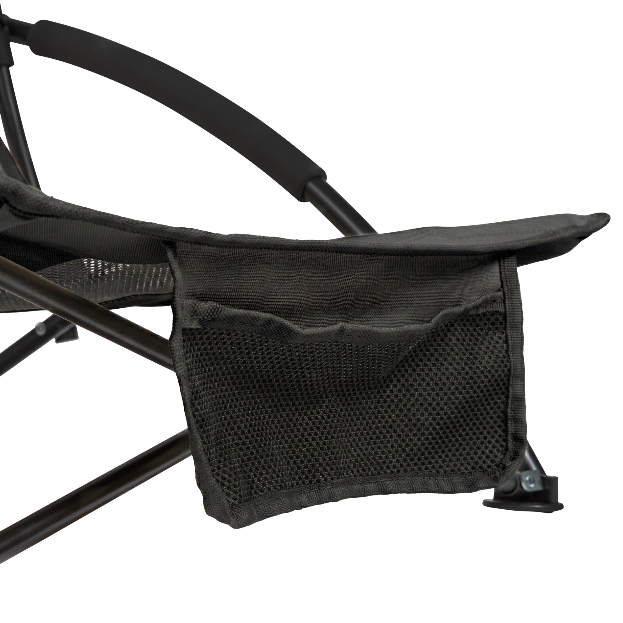 VirtuFit Strandstoel opvouwbaar - Campingstoel - Zwart