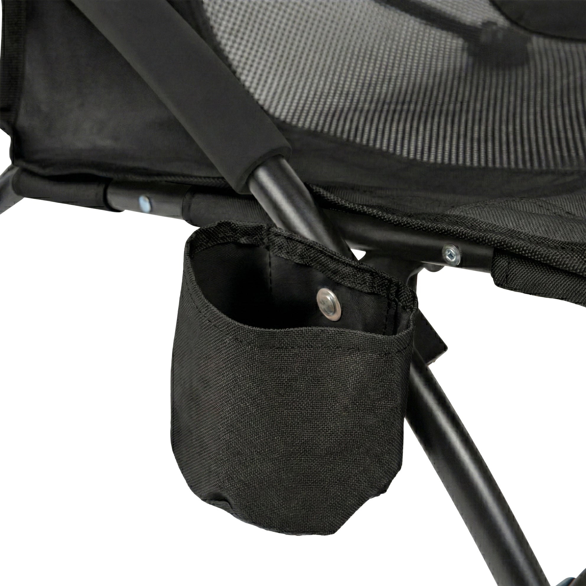 VirtuFit Strandstoel opvouwbaar - Campingstoel - Zwart