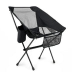 VirtuFit Camping Stoel Compact - Strandstoel - Opvouwbaar - Zwart