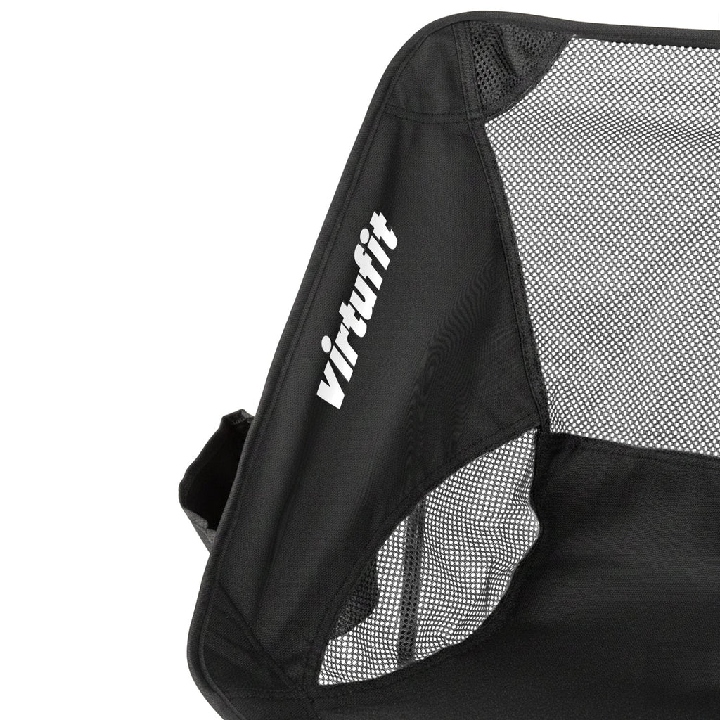 VirtuFit Camping Stoel Compact - Strandstoel - Opvouwbaar - Zwart