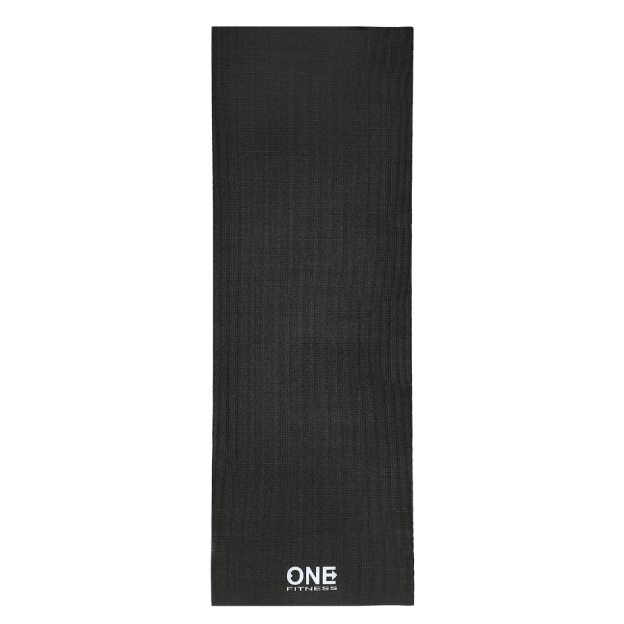 One Fitness Yogamat - Zwart - 3 mm