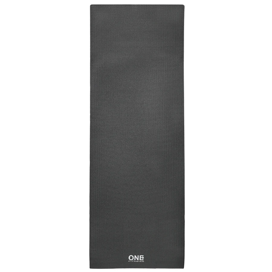 One Fitness Yogamat - Zwart - 6 mm