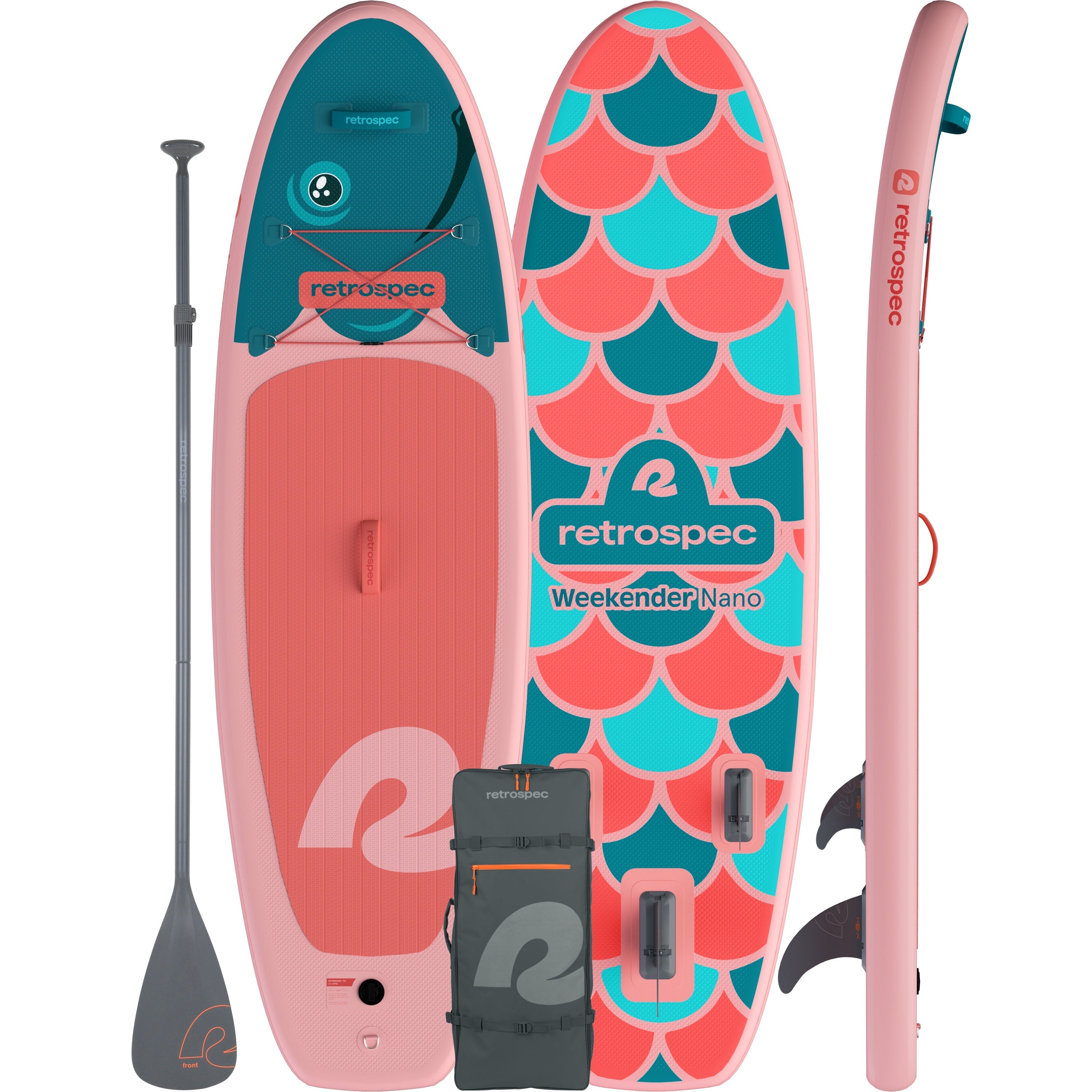 Retrospec Supboard Weekender Nano iSUP - 259 cm - Rainbow Trout