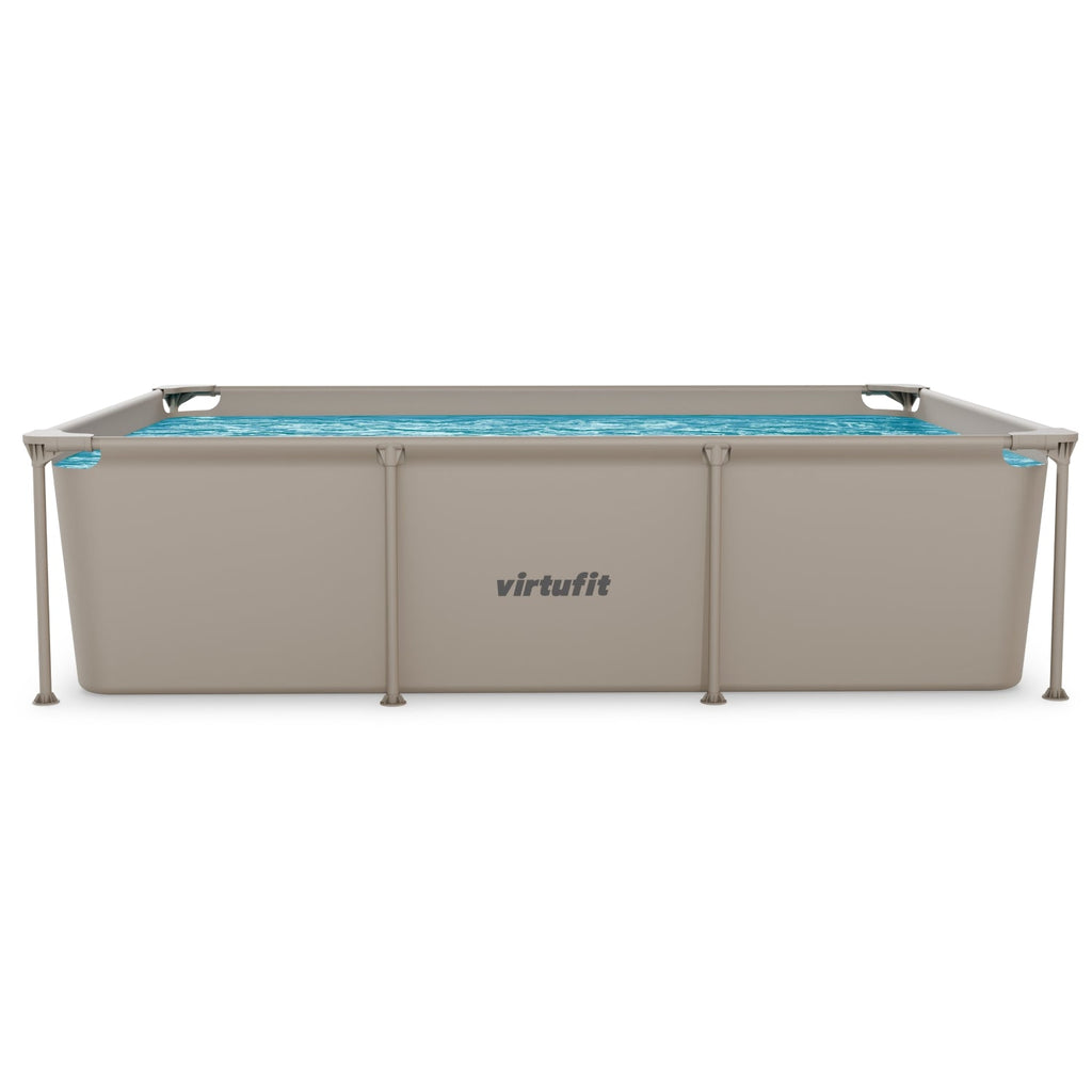 VirtuFit Rechthoekig Zwembad - 260 x 180 x 66 cm - Beige