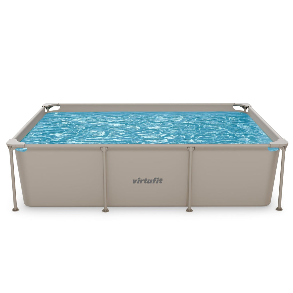 VirtuFit Rechthoekig Zwembad - 260 x 180 x 66 cm - Beige