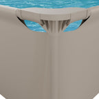 VirtuFit Rechthoekig Zwembad - 260 x 180 x 66 cm - Beige - Compleet Pakket