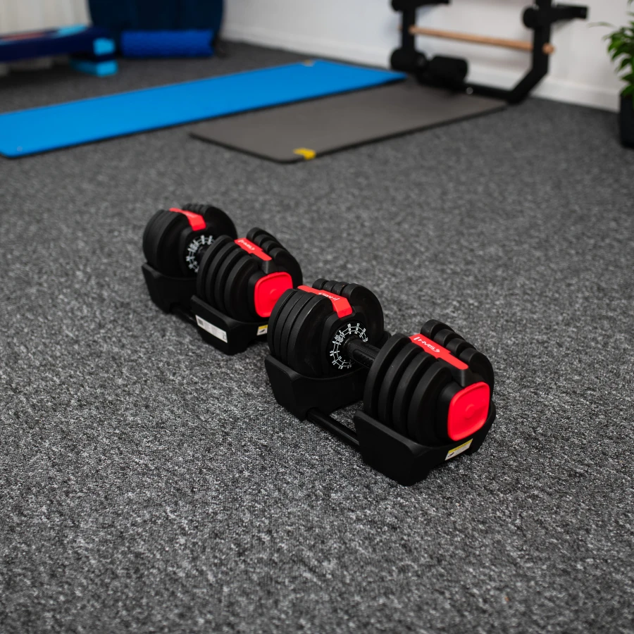 HMS 3-in-1 Verstelbare Dumbbell Set - 43,5 kg