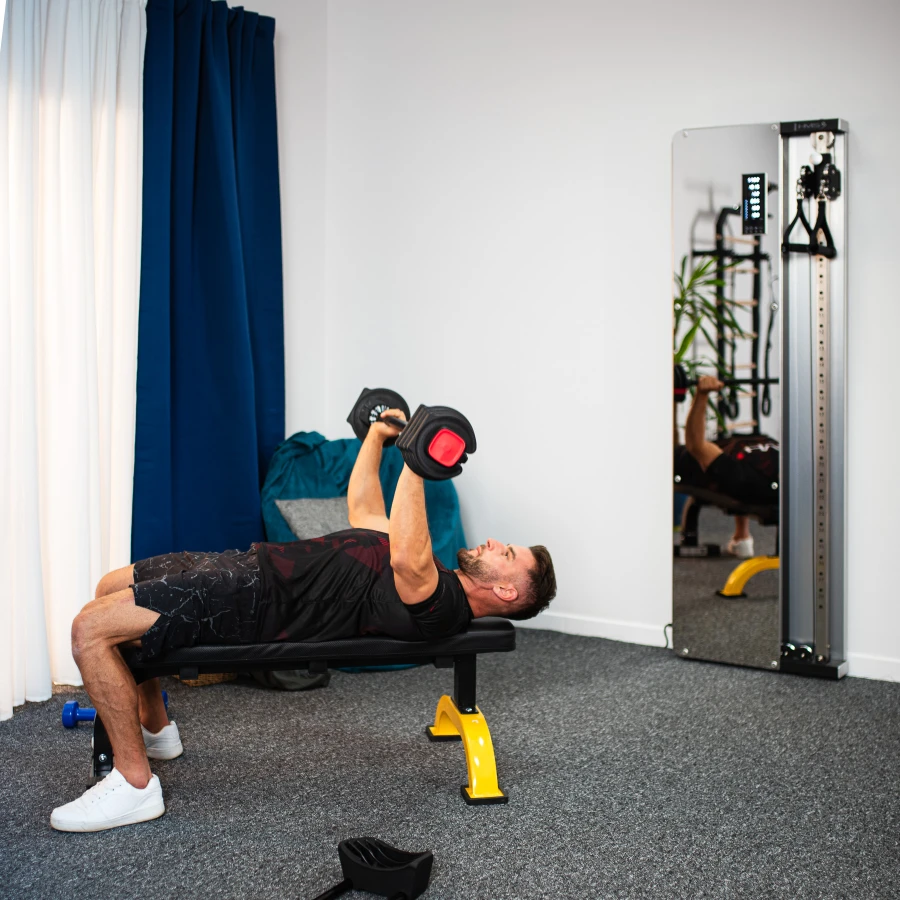 HMS 3-in-1 Verstelbare Dumbbell Set - 43,5 kg