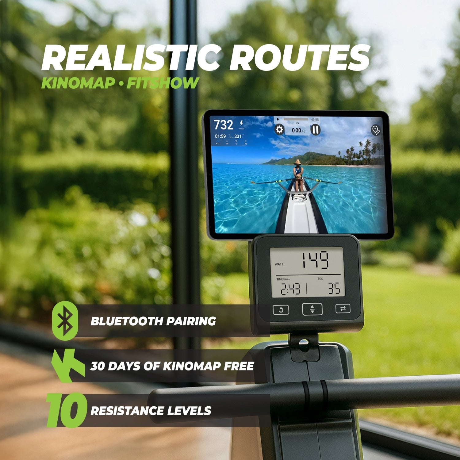 VirtuFit ROW200i Roeitrainer - Magnetische roeimachine (ROW450) - Showroommodel
