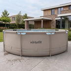 VirtuFit Rond Zwembad - Ø366 x 100 cm - Beige - Inclusief Filterpomp