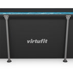 VirtuFit Rechthoekig Zwembad - 260 x 180 x 66 cm - Antraciet - Compleet Pakket
