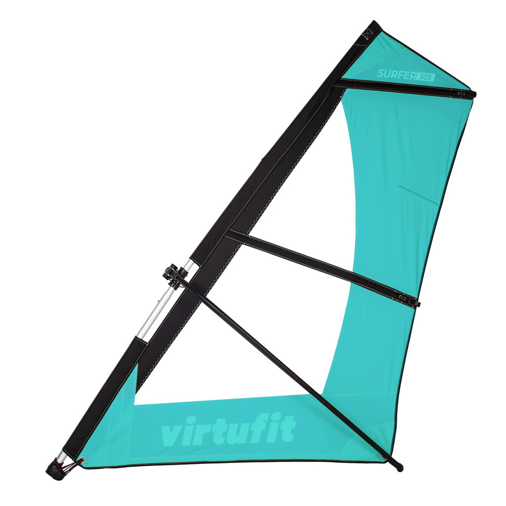 Virtufit Supboard Surfer 305 - Turquoise - Inclusief Windzeil en accessoires