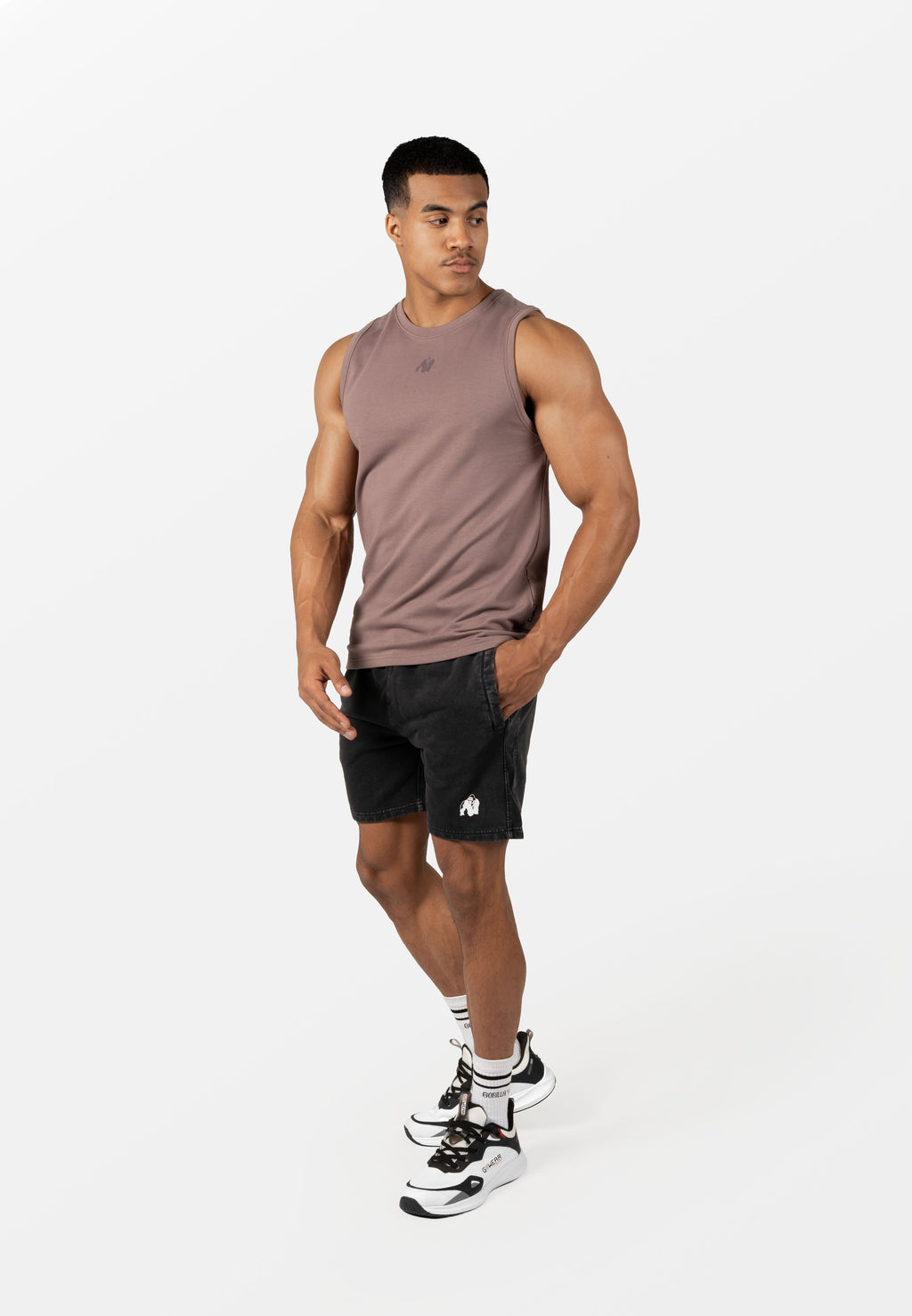Gorilla Wear Belfort Tank Top - Taupe
