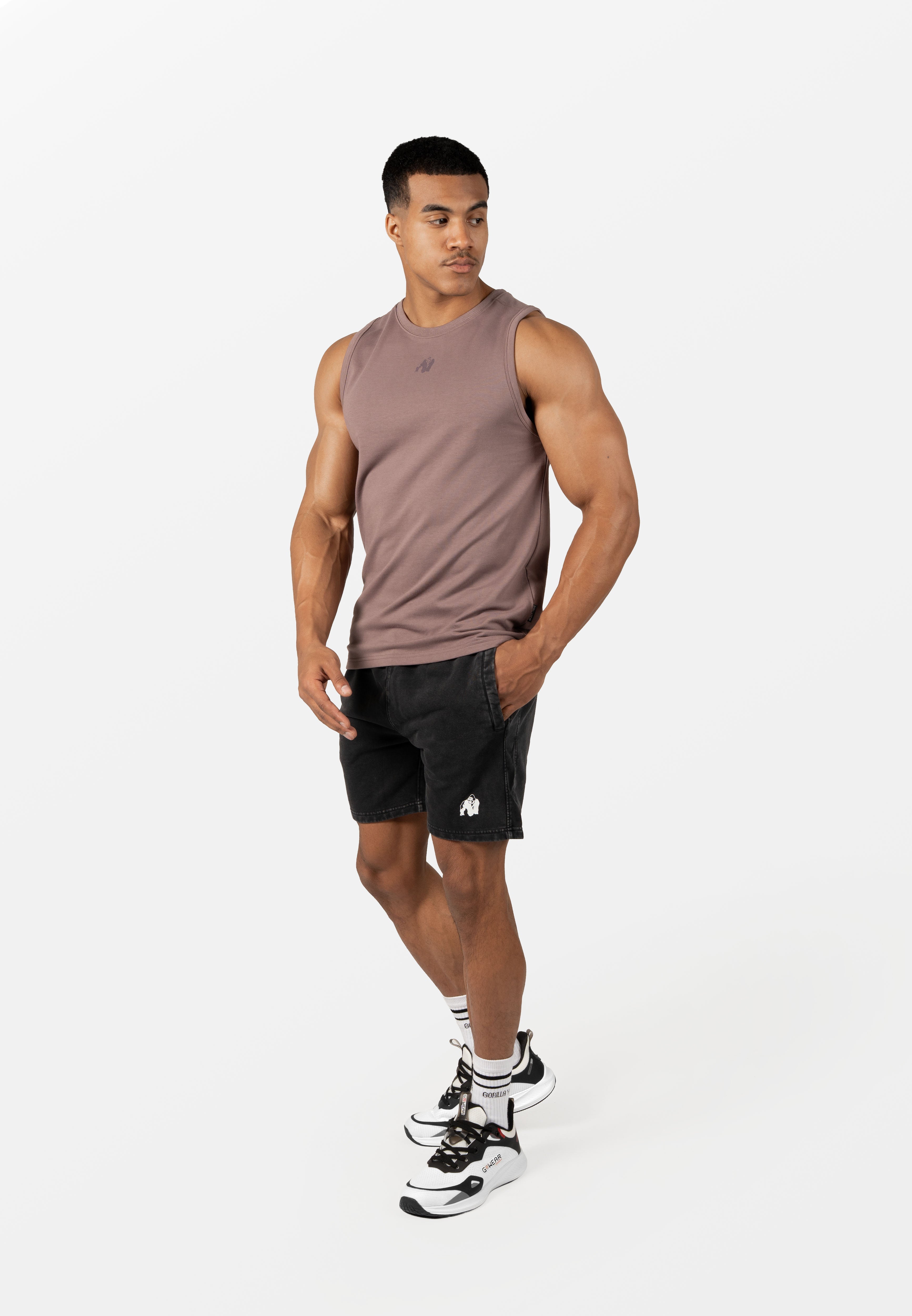 Gorilla Wear Belfort Tank Top - Taupe