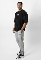 Gorilla Wear Idaho Oversized Waffle T-shirt - Zwart