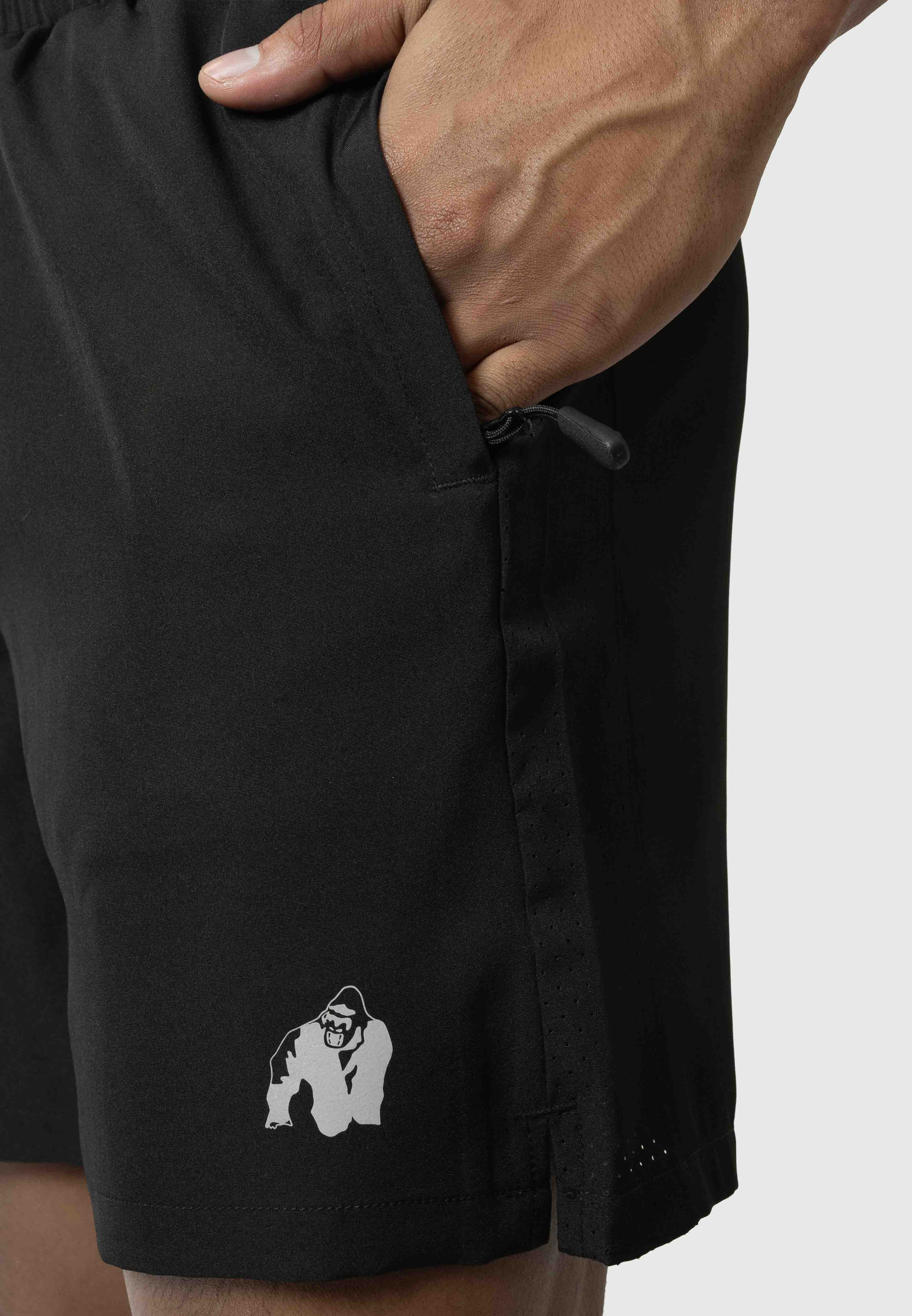 Gorilla Wear Glasgow Shorts - Korte Broek - Zwart