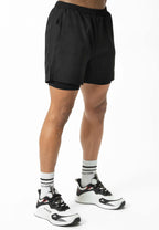 Gorilla Wear Lowell 2-In-1 Shorts - Korte Broek - Zwart