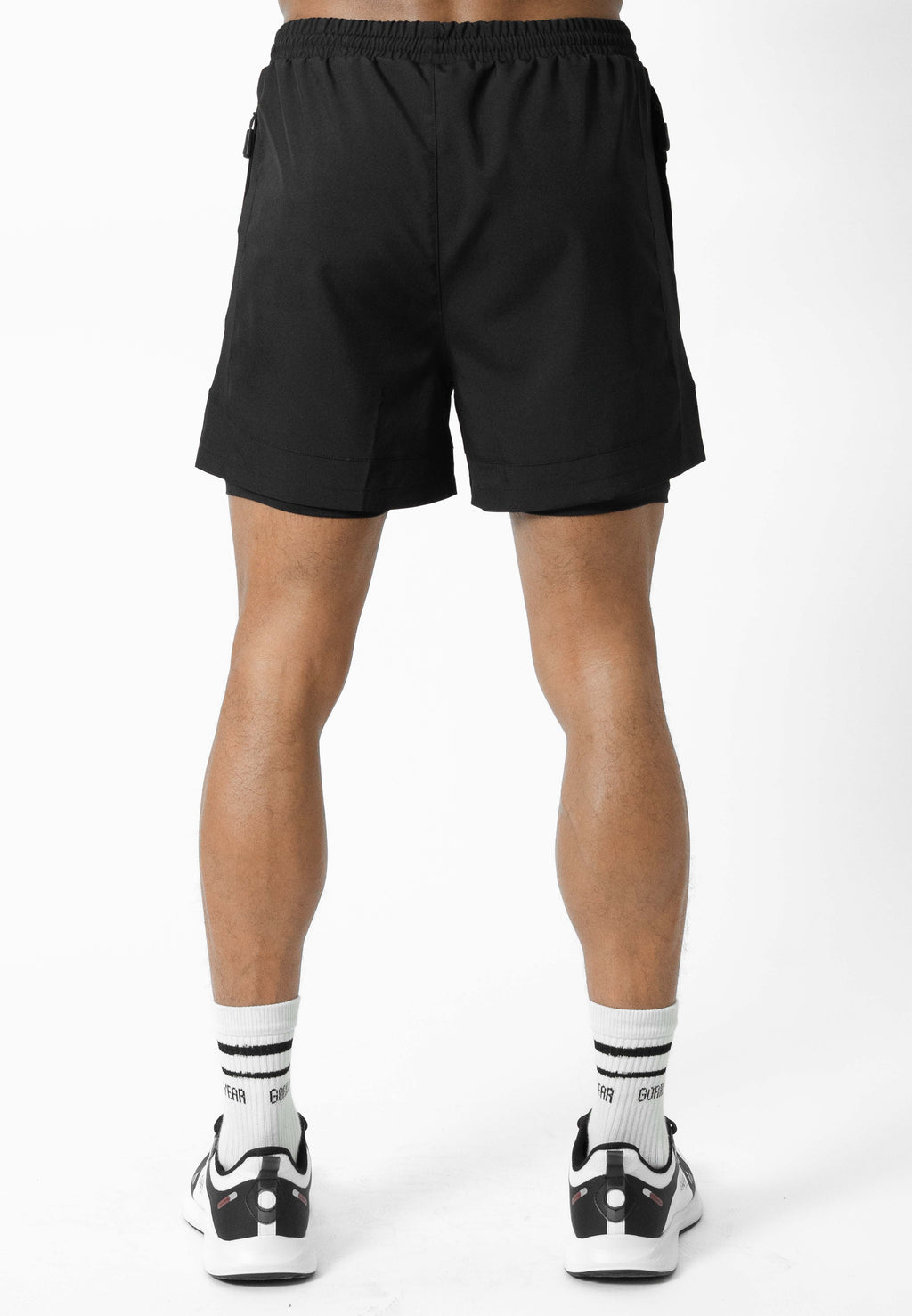 Gorilla Wear Lowell 2-In-1 Shorts - Korte Broek - Zwart