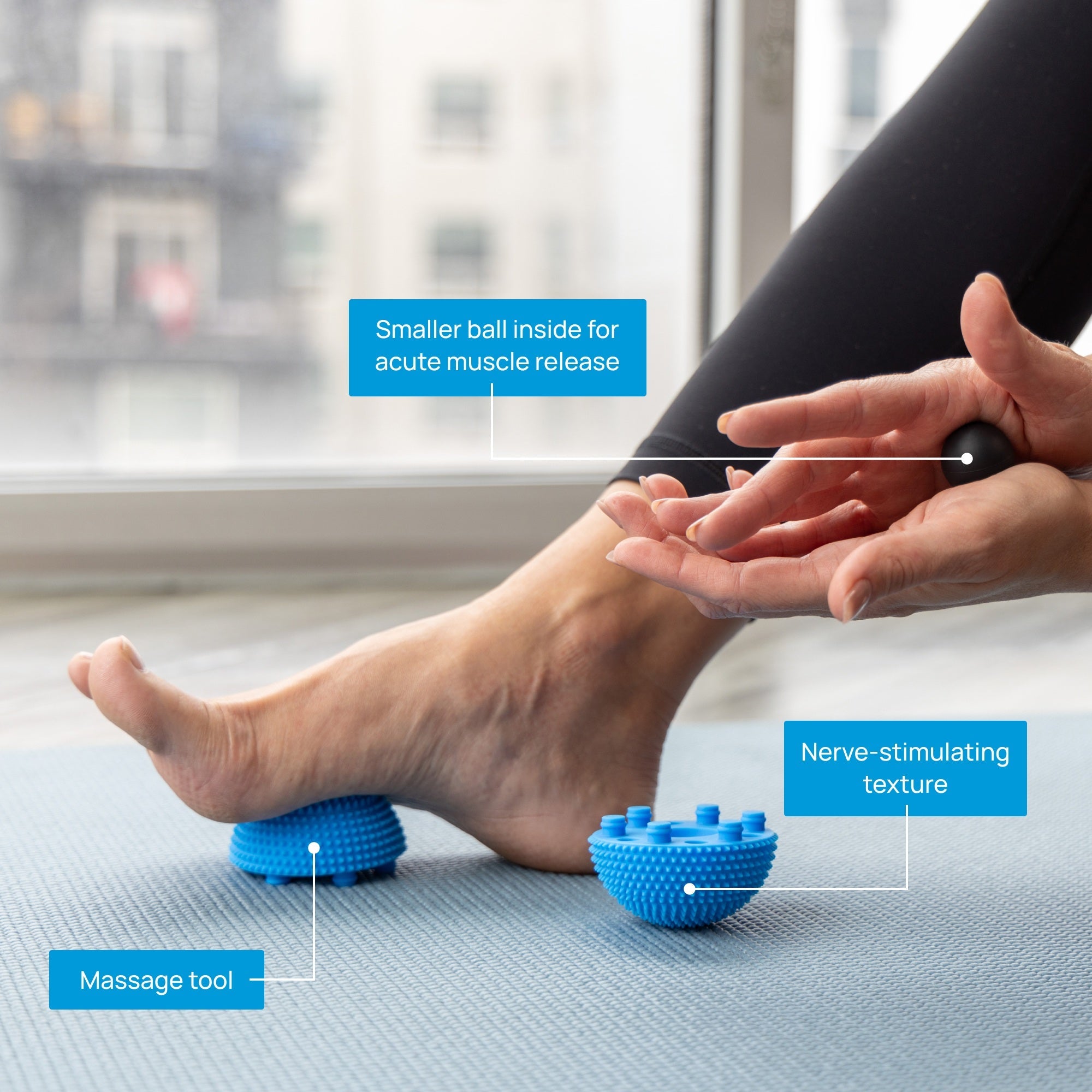 Naboso Neuro Ball - Massage Bal - Blauw