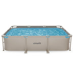 VirtuFit Rechthoekig Zwembad - 300 x 210 x 66 cm - Beige - Compleet Pakket