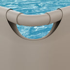 VirtuFit Rechthoekig Zwembad 400 x 200 x 122 cm - Beige - Compleet Pakket