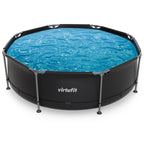 VirtuFit Zwembad Rond Ø244 x 76 cm - Beige - Compleet Pakket