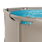 VirtuFit Zwembad Rond Ø366 x 100 cm - Beige - Compleet Pakket