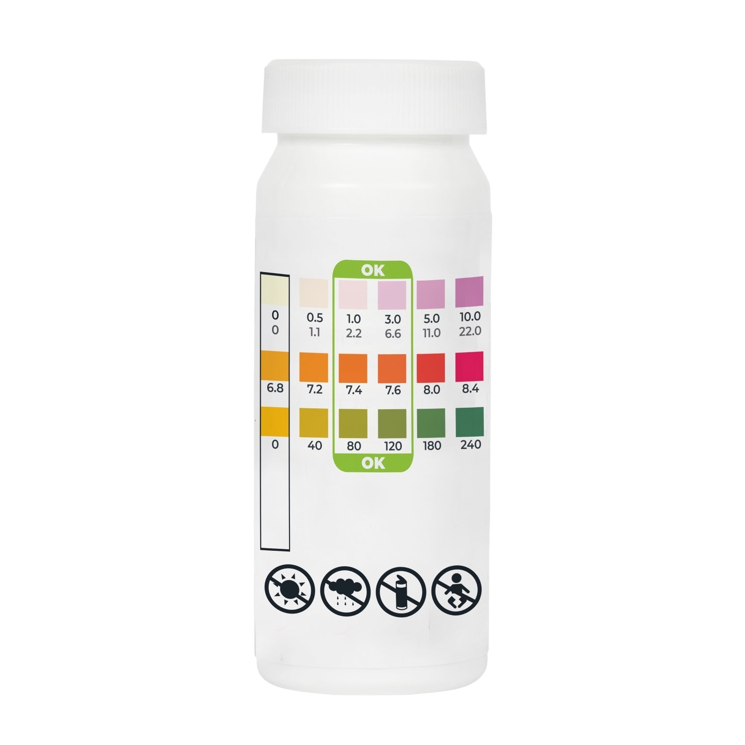 VirtuFit Zwembad Teststrips - 50 Stuks