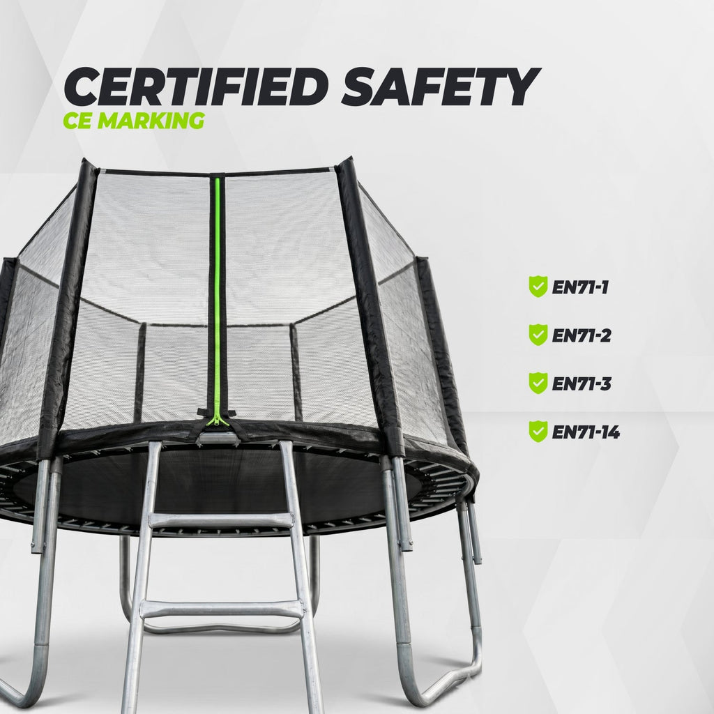 VirtuFit Trampoline met Veiligheidsnet - Zwart - 183 cm