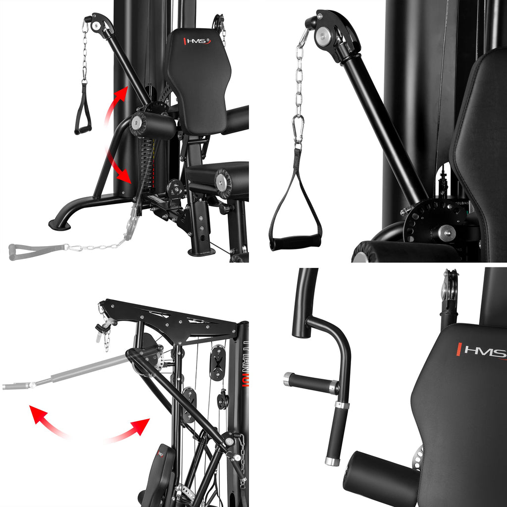 HMS Tytan 101 Multi Gym met Leg Press