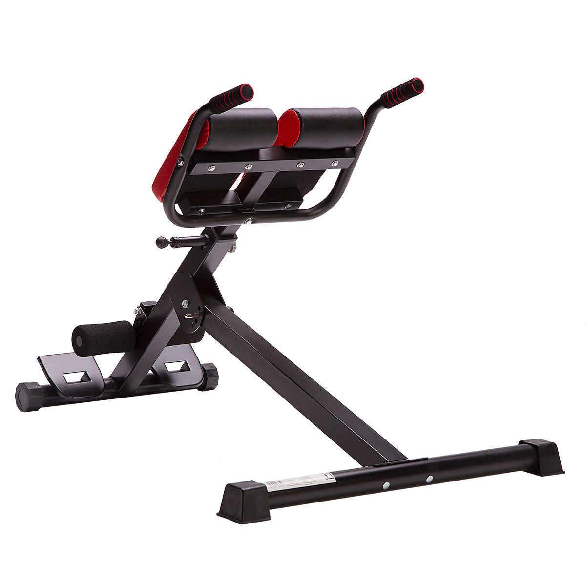 HMS Verstelbare Hyperextension - Zwart/Rood