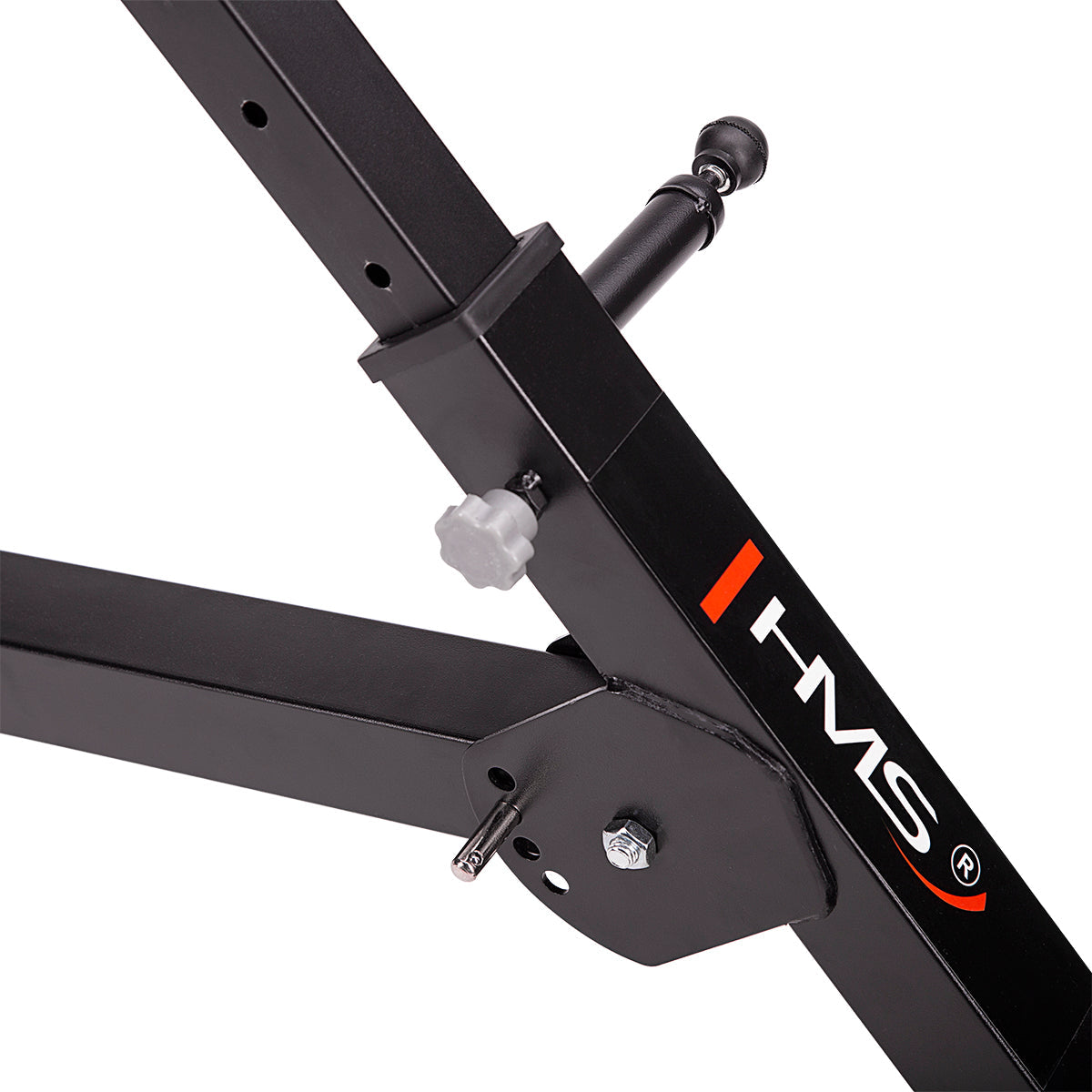 HMS Verstelbare Hyperextension - Zwart/Rood