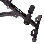 HMS Verstelbare Hyperextension - Zwart/Rood