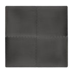 VirtuFit Fitness Puzzelmat – 4-delige Vloermat – 120×120 cm – Zwart