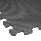 VirtuFit Fitness Puzzelmat – 4-delige Vloermat – 120×120 cm – Zwart
