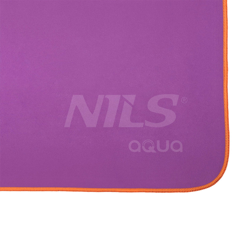 NILS Aqua Microvezel Handdoek - Paars - 180 x 100 cm