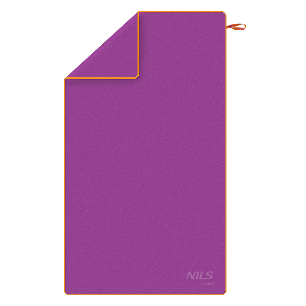 NILS Aqua Microvezel Handdoek - Paars - 180 x 100 cm