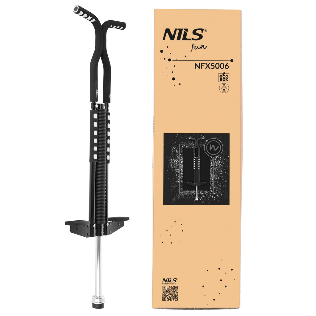 NILS Fun Jump Stick - Springstok - Zwart