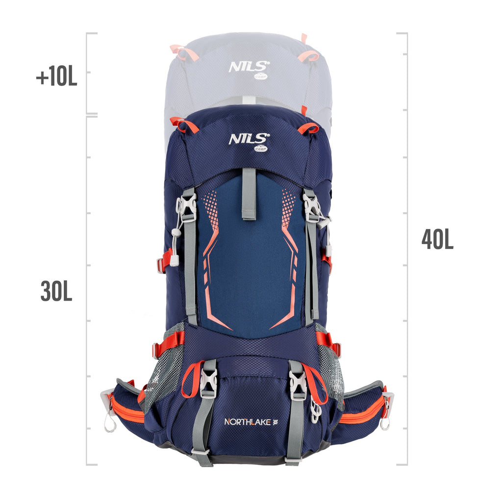 NILS Camp Rugzak Northlake - Donkerblauw - 30L + 10L