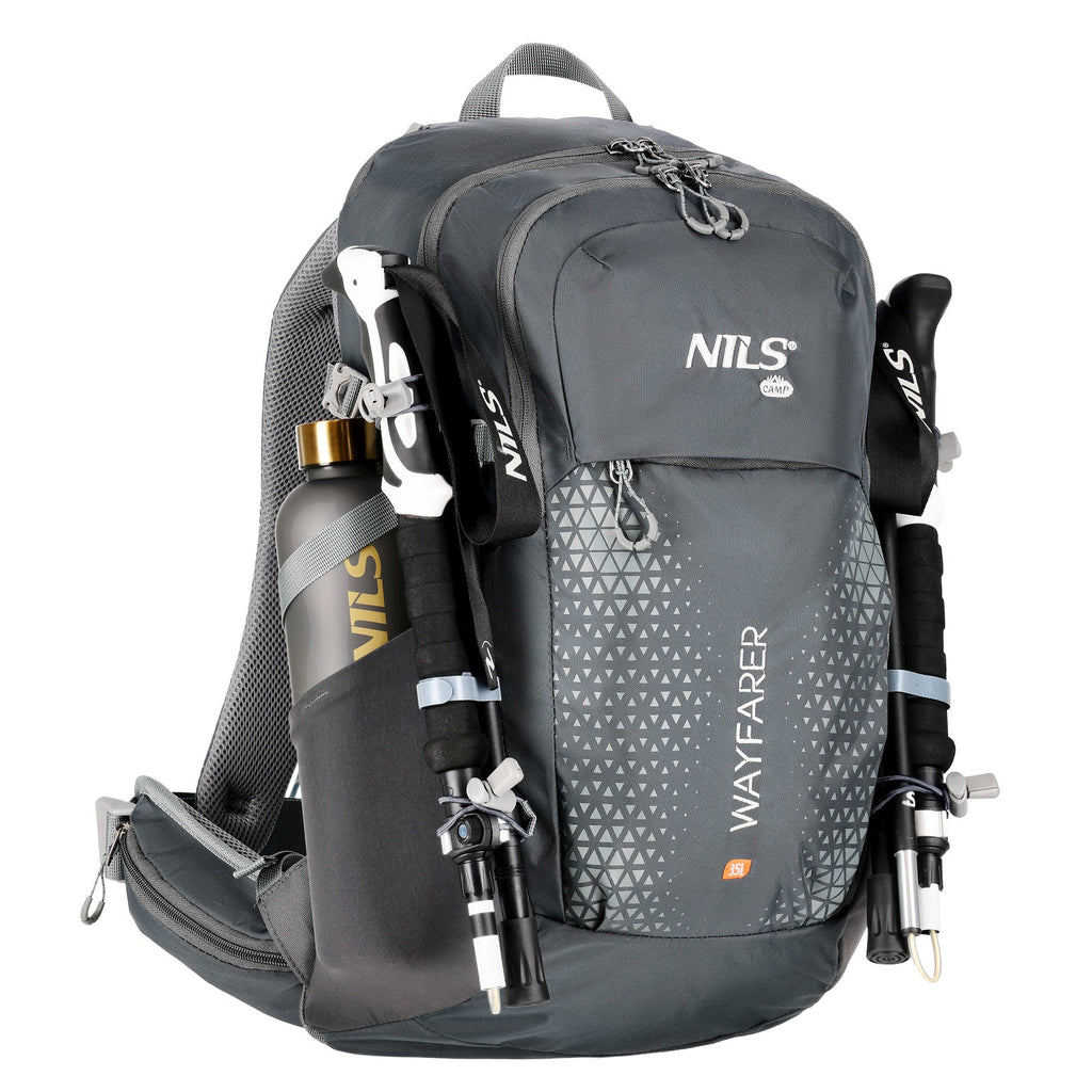 NILS Camp Rugzak Wayfarer - Grijs - 35L
